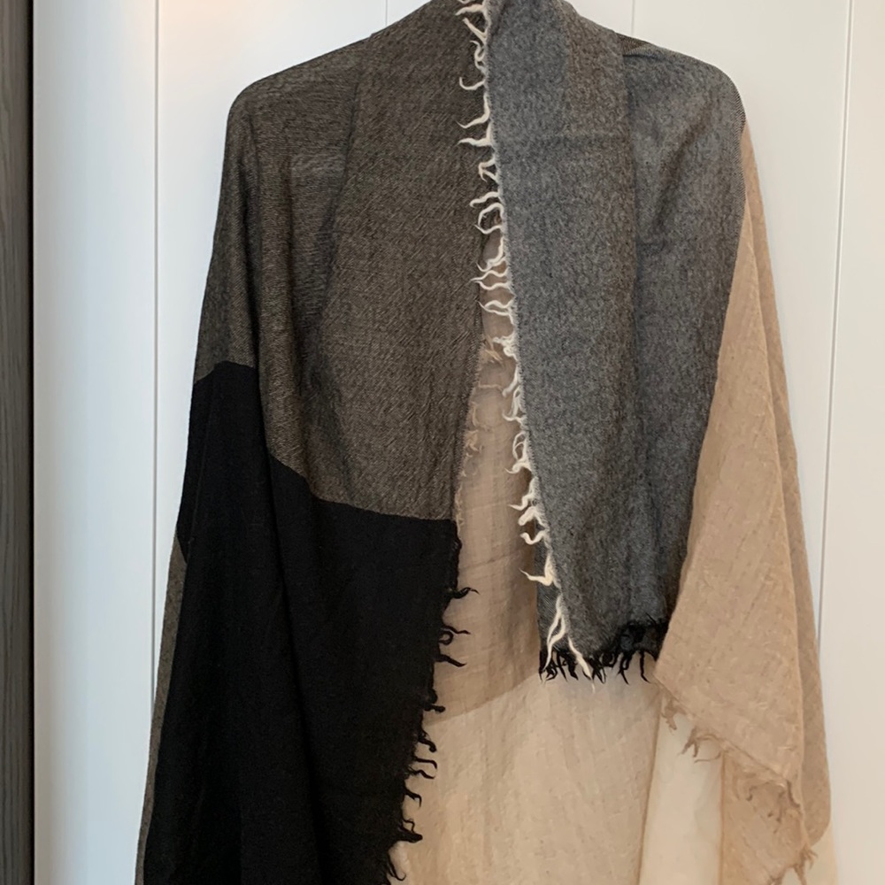 Wilfred 100% Wool colour blocks scarf
